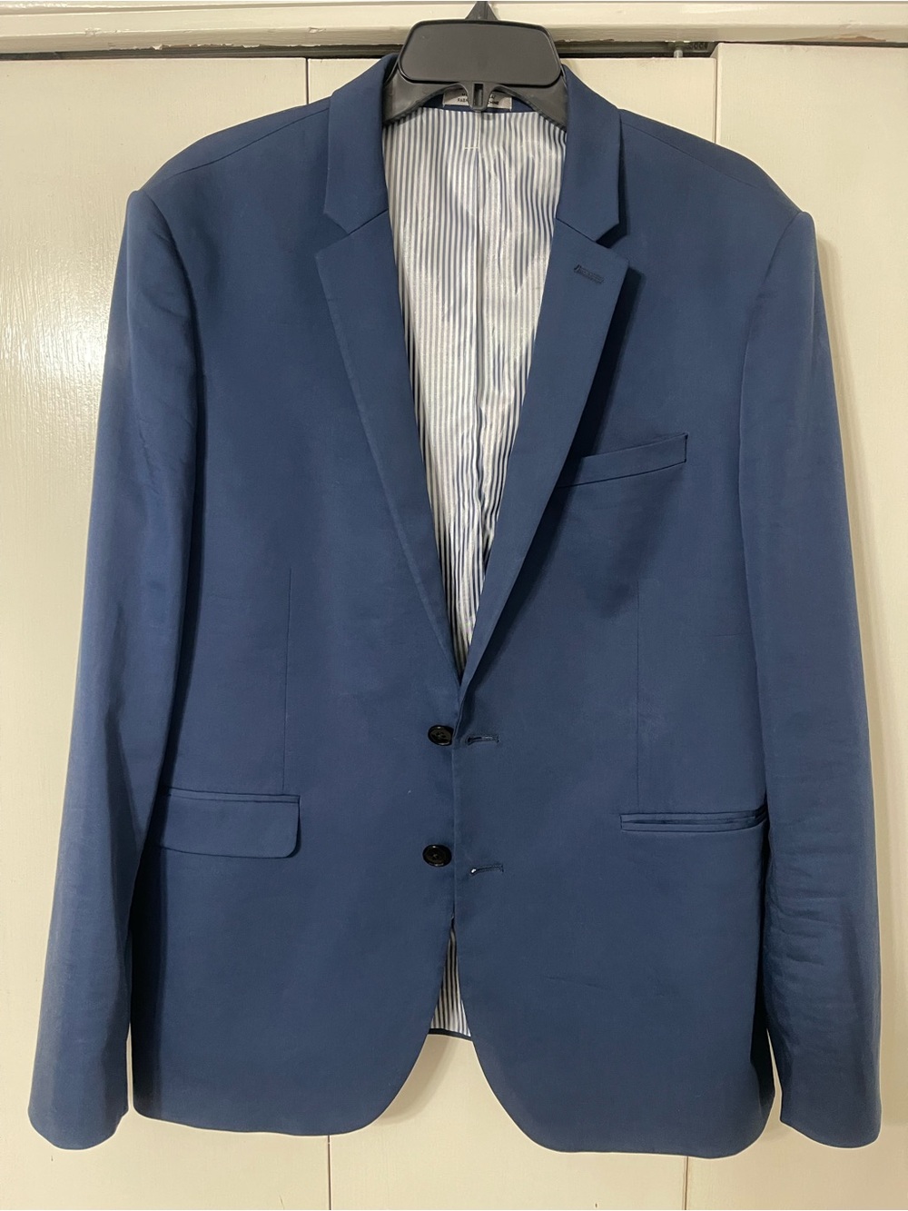 Men’s Express Innovator Blue Blazer Jacket 42R Extra Slim